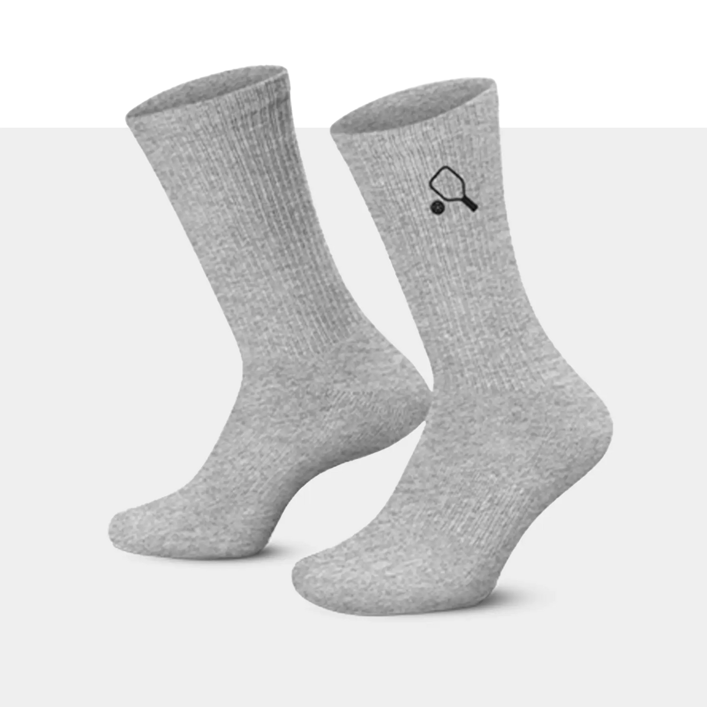 Pickleball Embroidered Socks