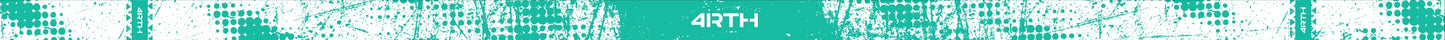 Paddle Drip - Grunge Graffiti Teal / White